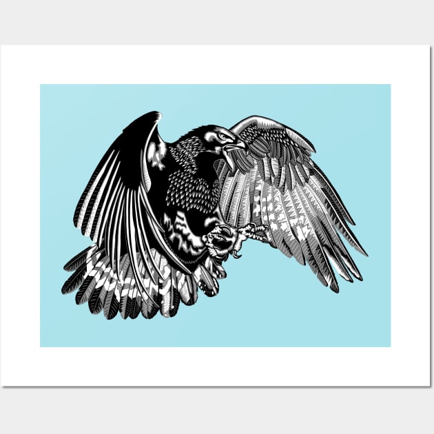 Eagle Wall Art by Munda Lyn